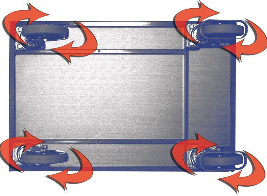 Mehrpreis pro Wagen m. 4 LenkrollenVarioFit