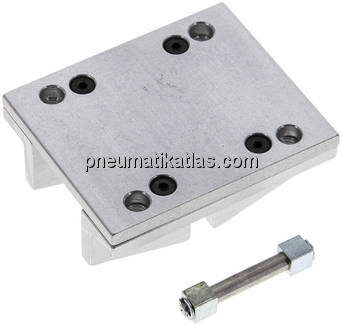 Pendelbrücke (breit) f. 25mm kolbenstangenlosen Zylinder