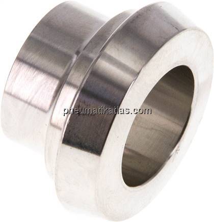 Kegelstutzen (Milchgewinde) 28mm Kegel-19,0mm, 1.4404