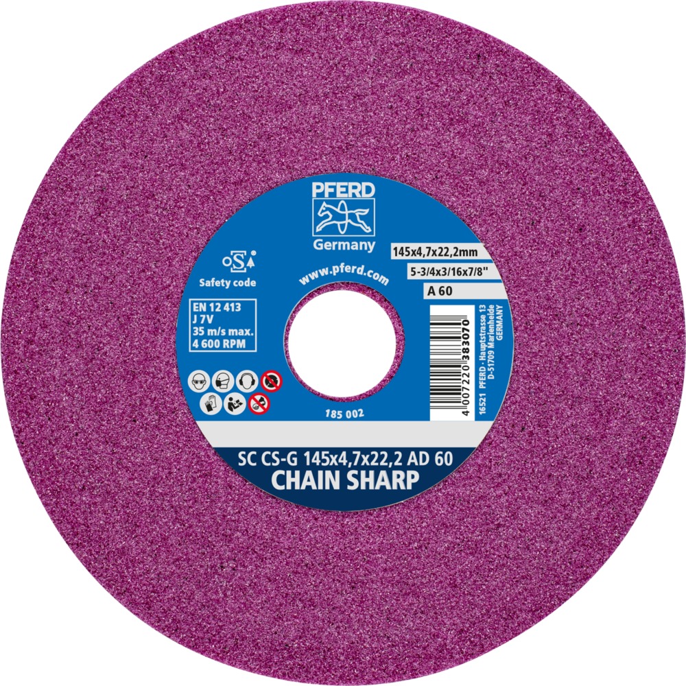Schleifscheiben SC CS-G 145x4,7x22,2 AD 60J7V