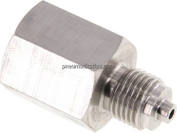 Manom.-Reduzierung G 1/4"(AG)-G 3/8"(IG). 1.4571, 37mm