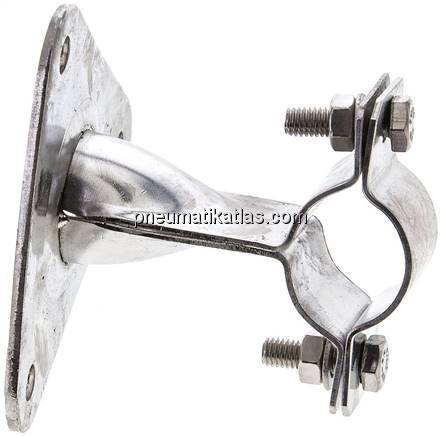 Messgerätehalter DIN 16281, 60mm Ausladung, 1.4571