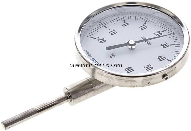 Bimetallthermometer, senkrecht D100/-20 bis +60°C/63mm