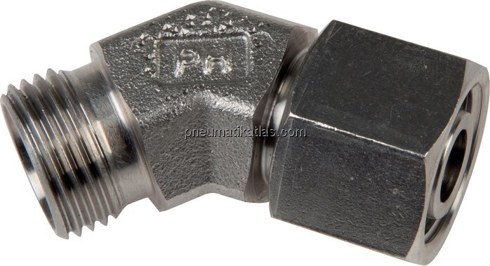 Exemplarische Darstellung: Einstellbare 45°-Anschl