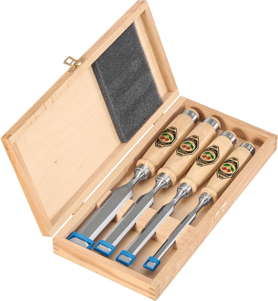 Stechbeitelsatz 4tlg. 1141 HK Kirsche KIRSCHEN