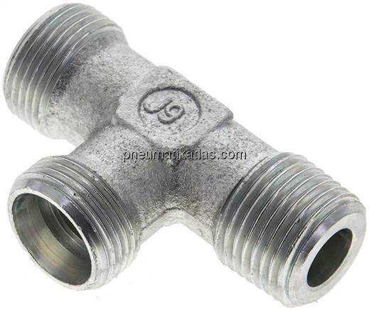 LE-Schneidringverschraubung R 1/2"-15 L (M22x1,5), ohne Mutter & Schneidring, St