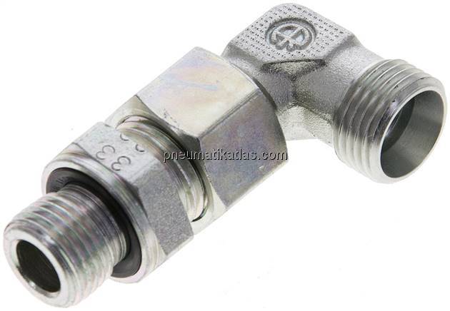 Einstellb. Winkel-Schneidringverschr. M 16x1,5-12 L (M18x1,5), ohne Mutter & Sch