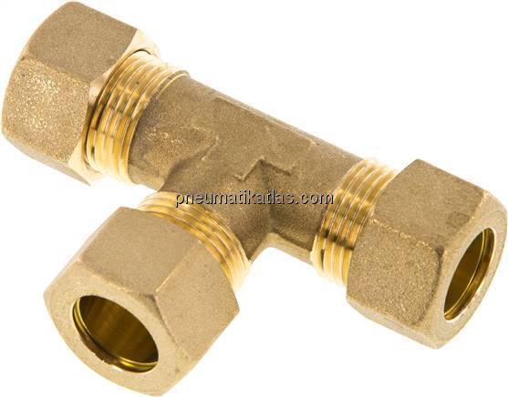 T-Klemmringverschraubung 15 (M20x1,5)mm, Messing