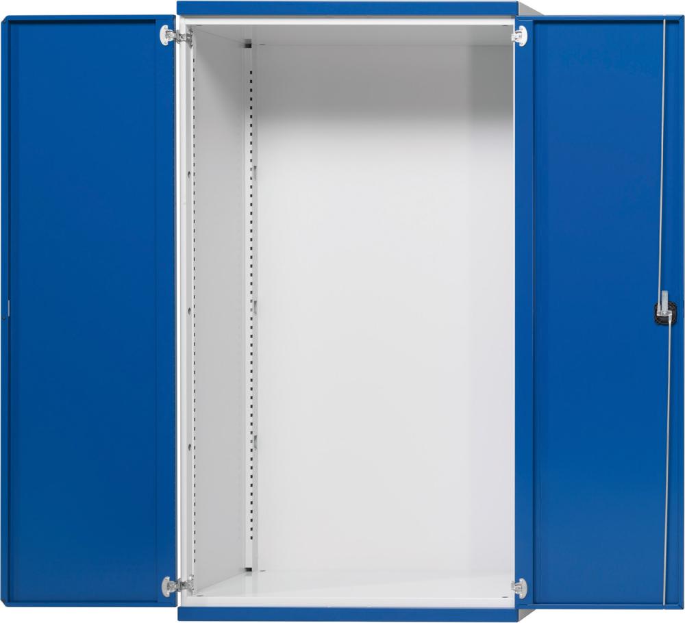 Schrankgehäuse B1085xT630xH1950mm RAL7035/5010 o.MittelwandSchwerlastschrank