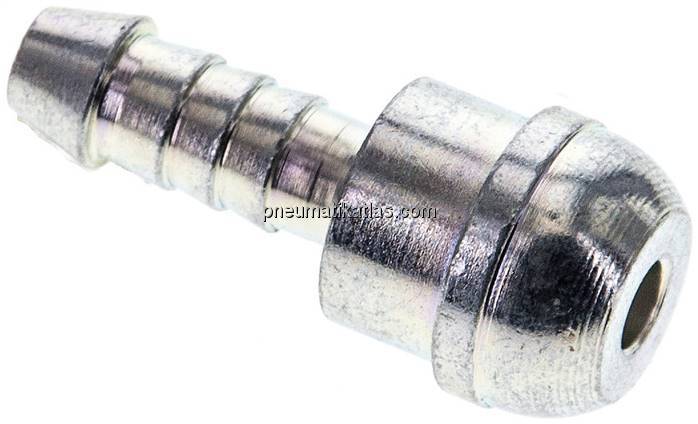 Schlauchnippel,60°-Dichtkegel,5 - 6mm f. M 16x1,5 -G 3/8"