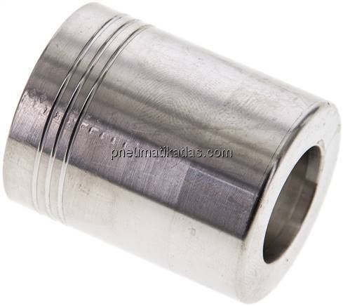 ES-Pressanschluss Hülse 4 SP (außen geschält), 30 x 37 (Da x L)