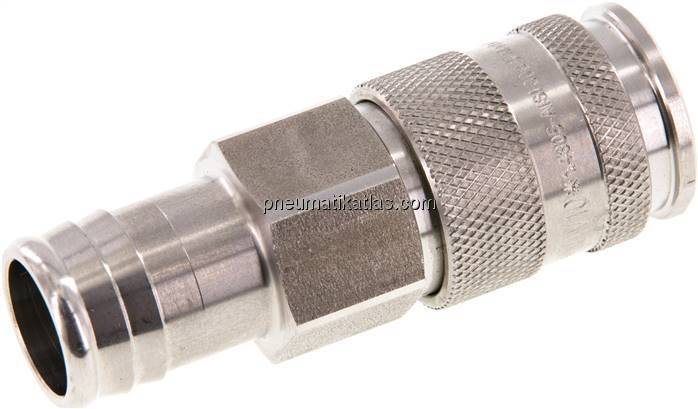 Kupplungsdose (NW10) 19 (3/4")mm Schlauch, Edelstahl