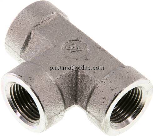 Hochdruck T-Stück G 3/8" (IG), Stahl verzinkt