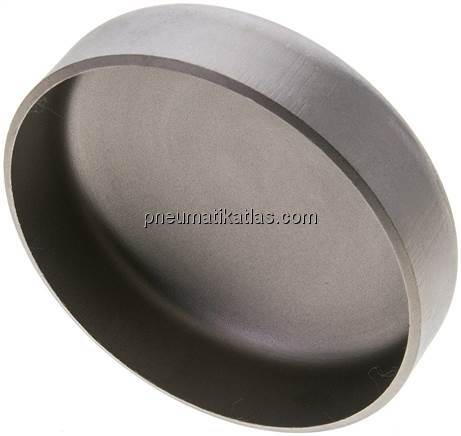 Rohrkappe 88,9x2,0mm, 1.4541, ähnlich DIN 28011