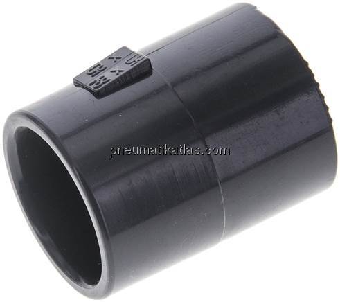 Klebemuffe, PVC-U, 25x32mm - 25mm