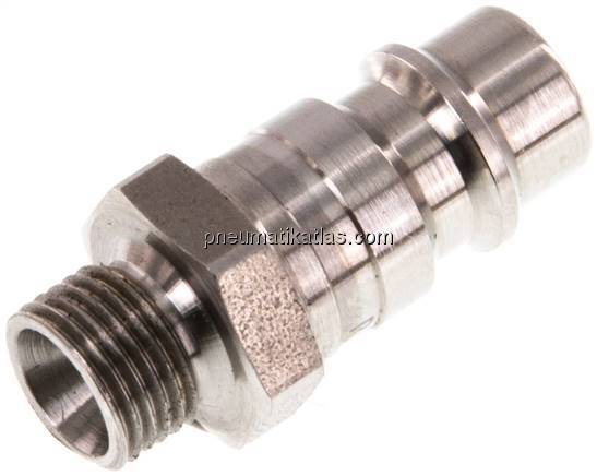 Kupplungsstecker (NW7,2) G 1/8"(AG), 1.4404