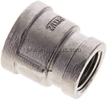 Rundmuffe NPT 3/4"-NPT 1/2", 1.4408