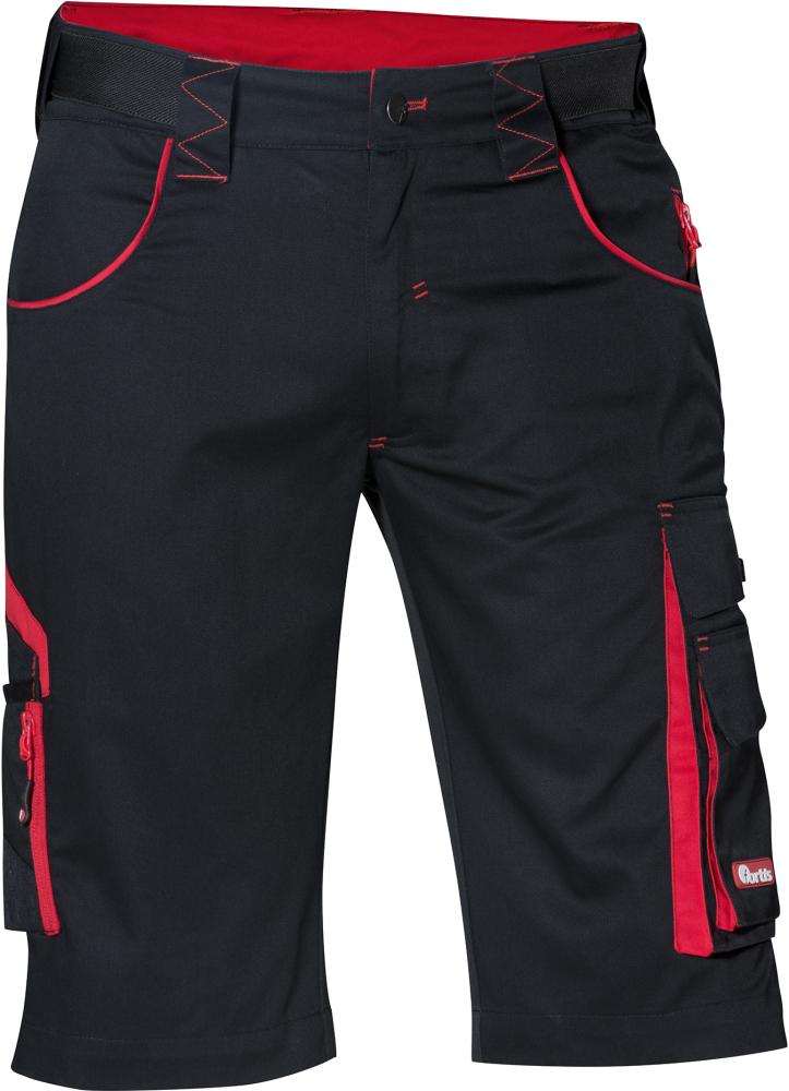FORTIS Herren Bermuda 24,schwarz/rot Gr.64