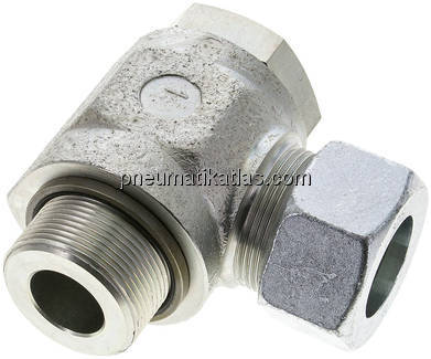 Winkel-Schwenkverschraubung M 42x2-30 S (M42x2), Stahl verzinkt