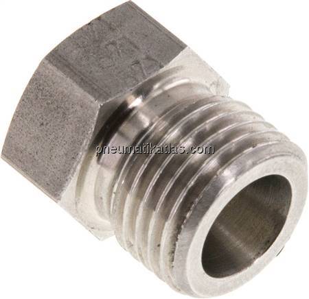 Verschlussverschraubung für Rohre 8 S (M16x1,5), 1.4571