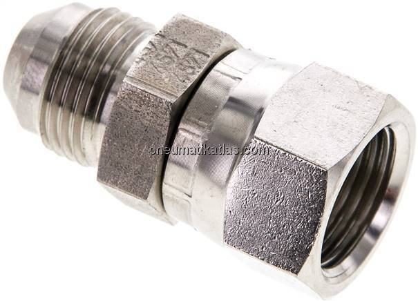 Reduziernippel UNF 3/4"-16(JIC-AG)-UNF 3/4"-16(JIC-IG)