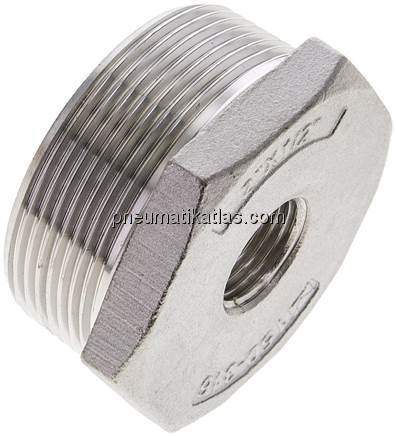 Reduziernippel R 2"(AG)-Rp 1/2"(IG), 1.4408