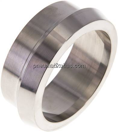 Kegelstutzen (Milchgewinde) 86mm Kegel-76,1mm, 1.4301