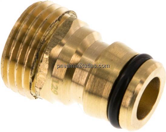 Kupplungsstecker G 1/2" (AG), Messing