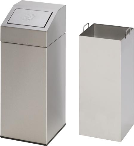 Wertstoffsammler Edelst. 45 l 320x320x790 mm VAR