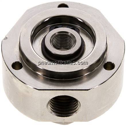 Drehverteiler G 3/8"-3x G 1/4", 3-fach, Standard