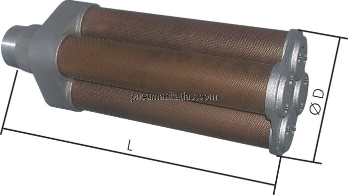 Exemplarische Darstellung: Hochleistungsschalldämp