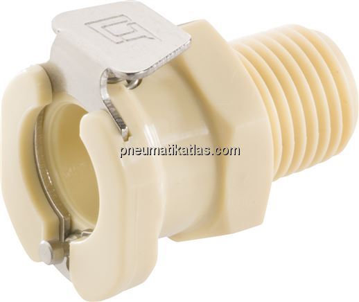 Exemplarische Darstellung: Kupplungsdose mit Außen