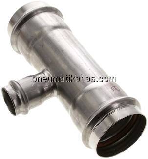 Pressfitting, T-Stück, 54x28mm innen, 1.4404