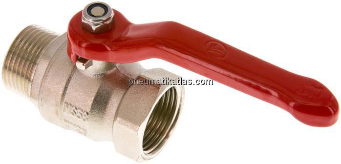 Messing-Kugelhahn, Eco-Line, R 1" / Rp 1", 0 - 25bar