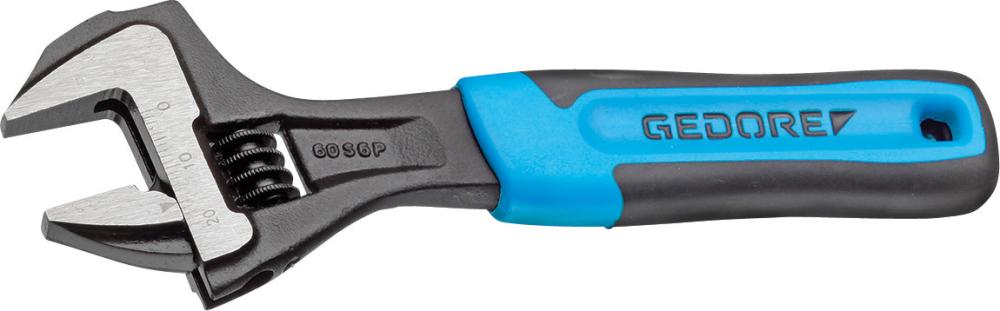 Rollgabelschlüssel 12" 305mm phosphatiert mit 2K Griff Gedore