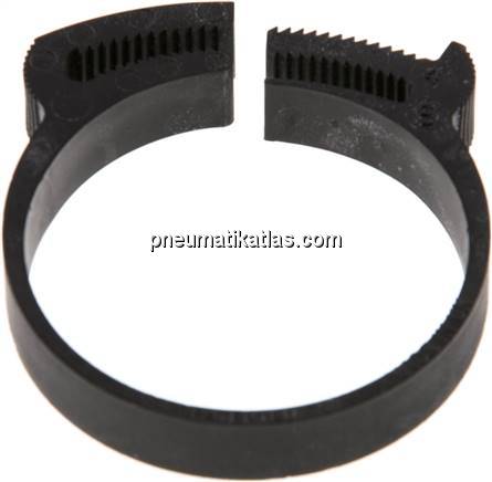Schnapp-Schlauchschelle, Nylon, 40,7 - 44,3mm