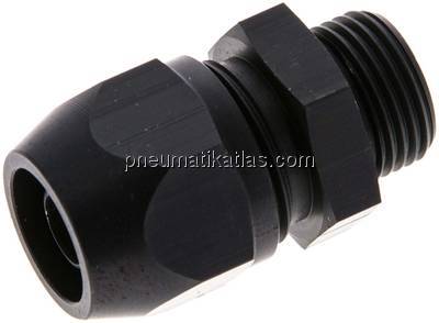 Gerade Verschraubung G 3/8"-12x9mm, für Silberschlauch