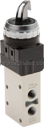 Exemplarische Darstellung: 3/2-Wege Drehschalterve