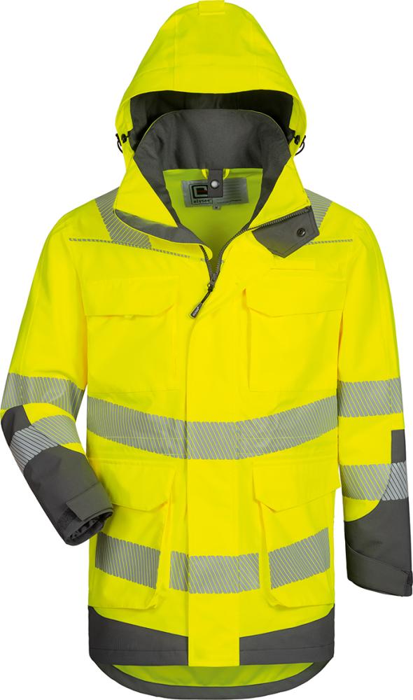 Warnschutzparka Arwid gelb/grau Gr.3XL