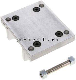 Pendelbrücke (breit) f. 63mm kolbenstangenlosen Zylinder