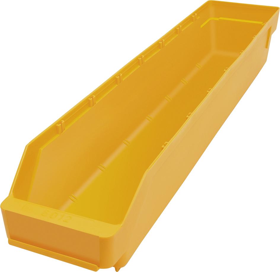 Kleinteilekasten B120xT600xH95 mm gelb