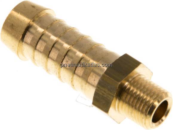 Gewindetülle M 8x0,75-9 (3/8")mm, Messing