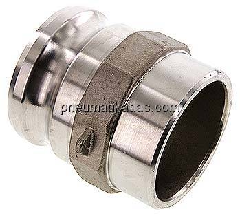 Kamlock-Stecker mit Anschweißende 88,9mm