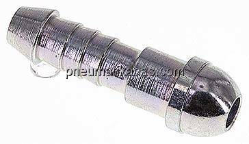 Schlauchnippel,60°-Dichtkegel,5 - 6mm f. M 12x1,5 -G 1/4"