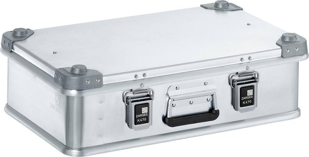 Alu-Kiste K470 29 l IM: ca. B550xT350xH150 mmGriff an Kopfseite ZARGES