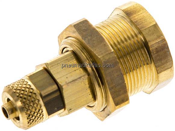 Abreißkupplungsdose (NW5) 6x4mm Schlauch, Messing