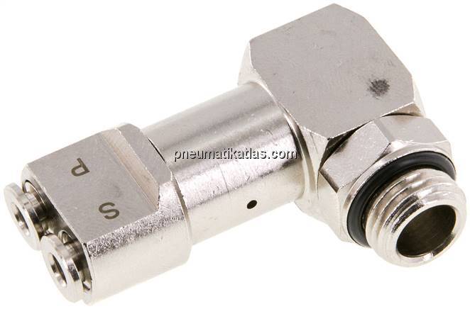 Signalverschraubung G 1/4", Steckanschluss (pneumatischer Signalausgang)