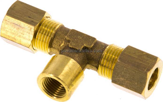 T-Klemmringverschraubung G 1/8"-8 (M12x1)mm, Messing