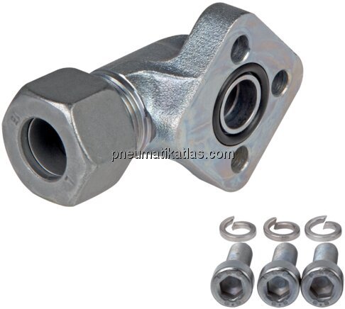 Exemplarische Darstellung: Winkel-Flanschverschrau