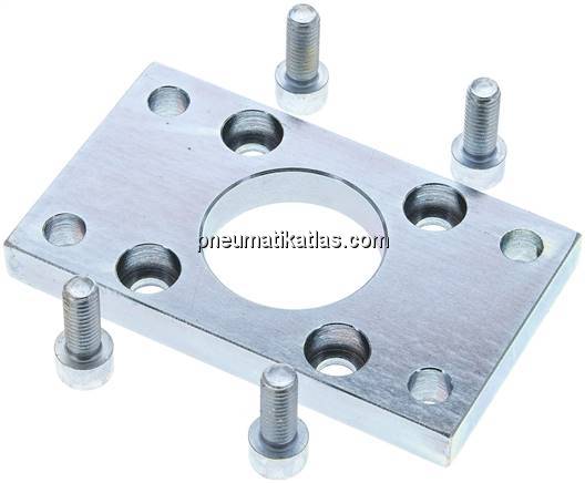 ISO 15552-Flanschbefestigung 50 mm, Stahl verzinkt